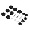 18PCS Cymbal Replacement with Base Wing Nut Washer for Drum Set Hardware Accessory