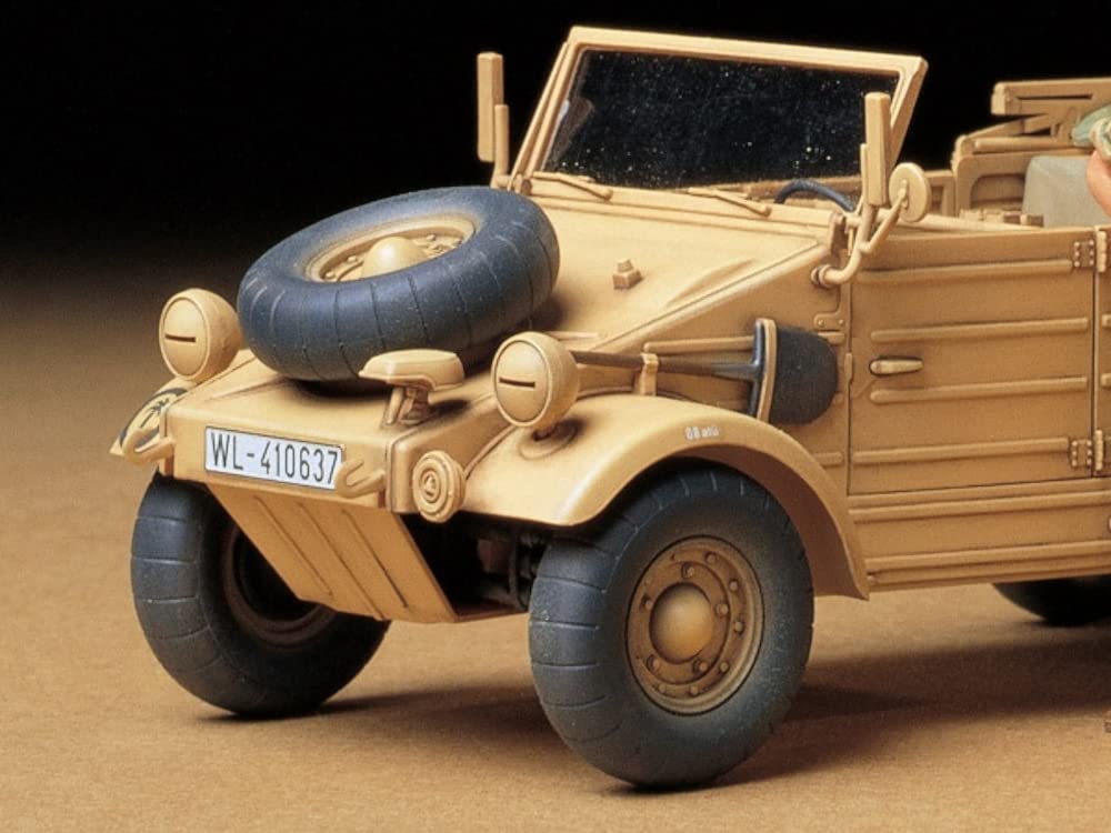 Tamiya Military Miniature Series 238 German Army Kubelwagen Type 82 African Version Plastic Model Kit 35238 1/35 No. Pkw.K1