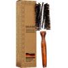 Handcrafted In Germany Since 1869 Round Hairbrush Boar Bristle Round Professional for Blow Drying and Made from Sustainable Beechwood - - Hairbrush,
