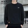 JEEP SPIRIT Men's Waffle Knit Long Sleeve Sweatshirt