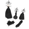 Schmuckständer Set High Heels Modelle Sofa Halskette Ohrringe Armbänder Ringe Aufbewahrungsständer