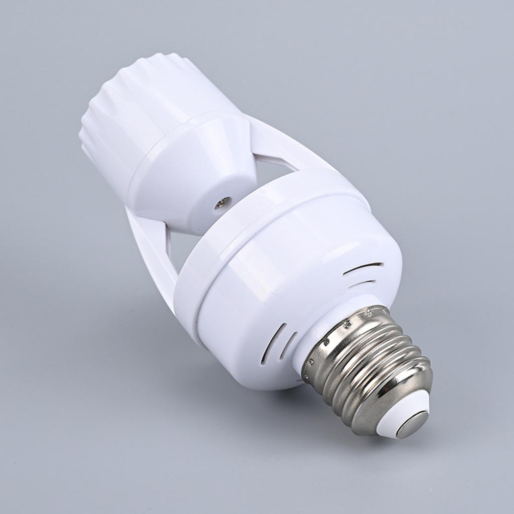 E27 Motion Sensor Lamp Holder LED Light Bulb Socket Adapter PIR E27 Lamp Base for Stair Garage Hallway Balcony
