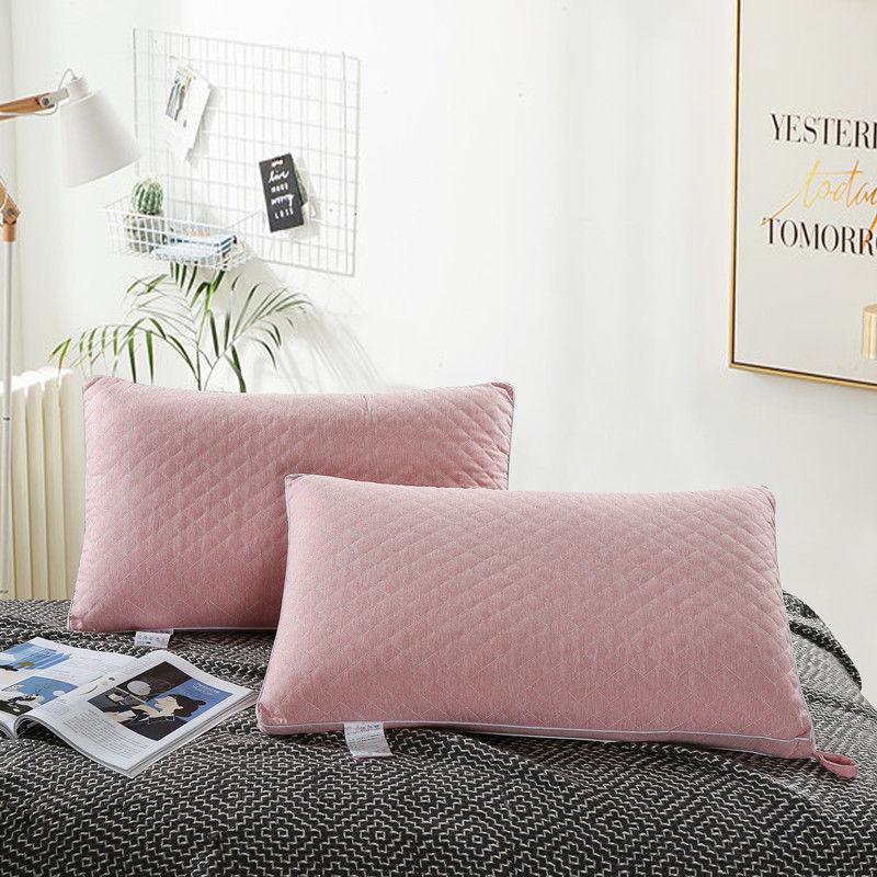 

Подушка из цветного хлопка с термоклеем, вышивка в форме хлопка, подушка из разноцветной полыни, пара дышащих наполнителей для подушек, пригодных для машинной стирки one pack