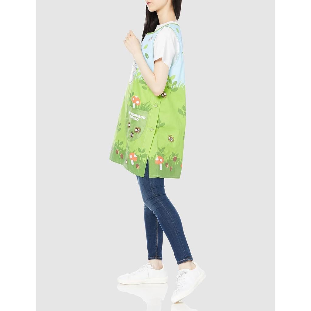 Marushin Ghibli Apron for Nursery My Neighbor Totoro In the Orchid Nursery 1025009300 Women, Teacher, Totoro, Field, Character, Cute, Adult, Shape,