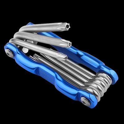 Conjunto de chaves de lóbulo sextavadas em forma de estrela BESTU Conjunto de drivers dobráveis Tipo T9 T10 T15 T20 T27 T30 T40 Conjunto de 8 compatíveis com parafusos Tipo faca Precisão Hex Lobe