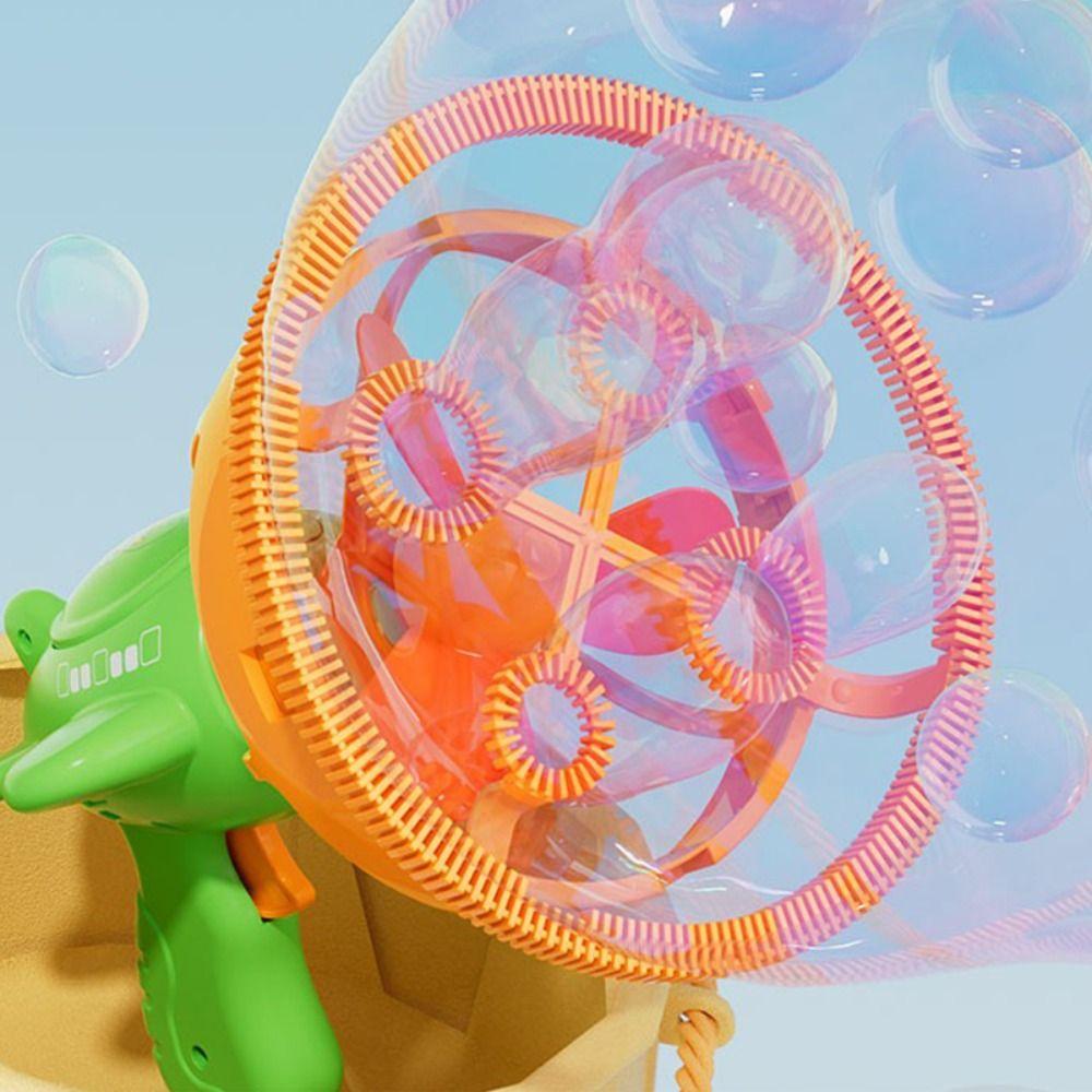 Electric Fan Airplane Bubble Machine Semi-Automatic Soap Blower Toys Fun Fun Bubbles  Outdoor