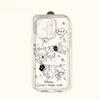 Transparent Phone Case for IPhone 16 15 14 17 12 13 Pro Max Clear Cover for IPhone 16 15 14 Plus Cartoon Cute Puppy Minimalist