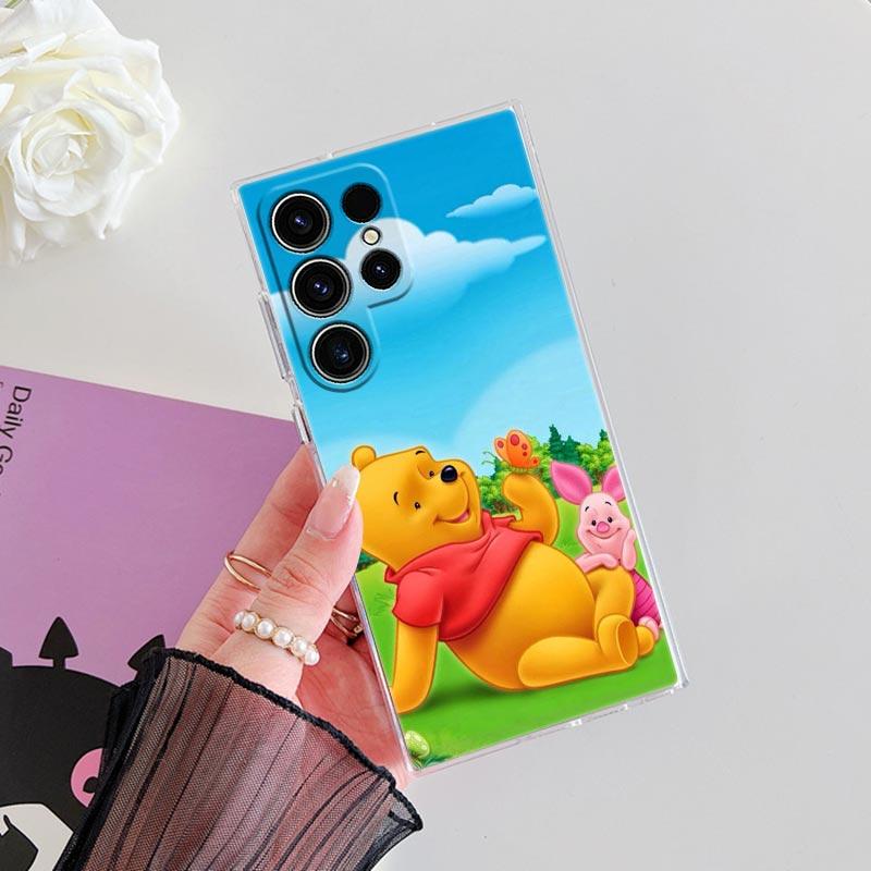 Winnie Pooh Tigger Eeyore Piglet Nature Transparent Case For Samsung Galaxy S26 S25 Ultra S24 S22 S26 Plus S20 S23 S21 FE Cover