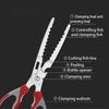 Stainless Steel Fishing Scissors Multifunctional Fishing Line Cutters Anti-slip Fishing Shears