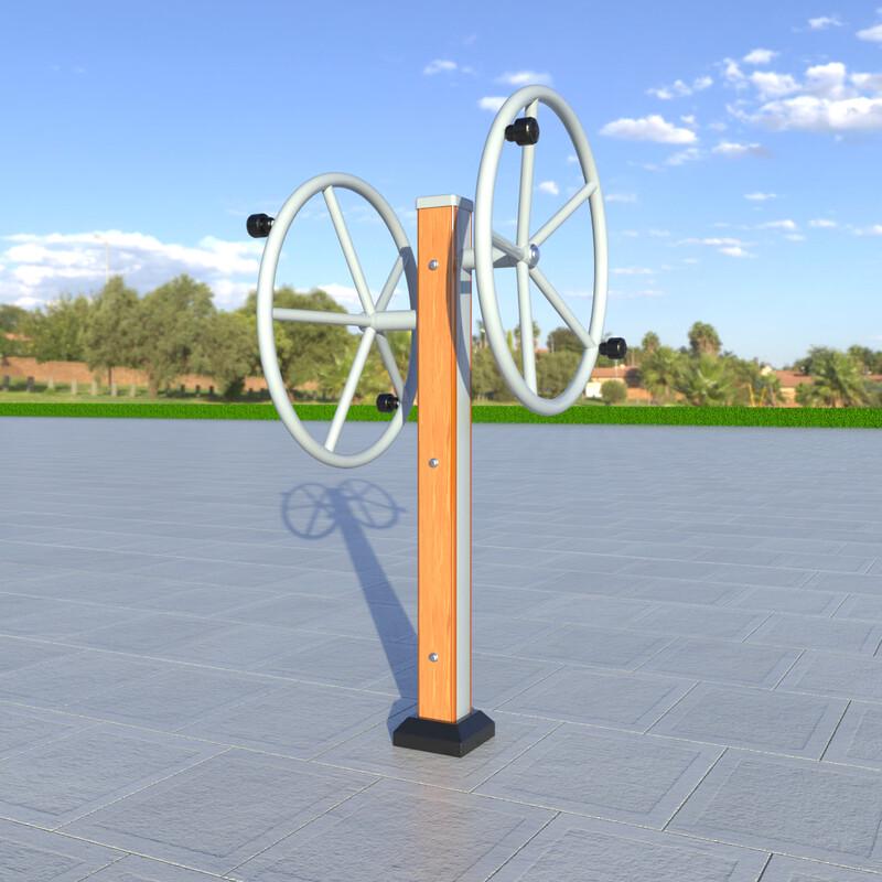 Outdoor Double Walker Fitness Machine