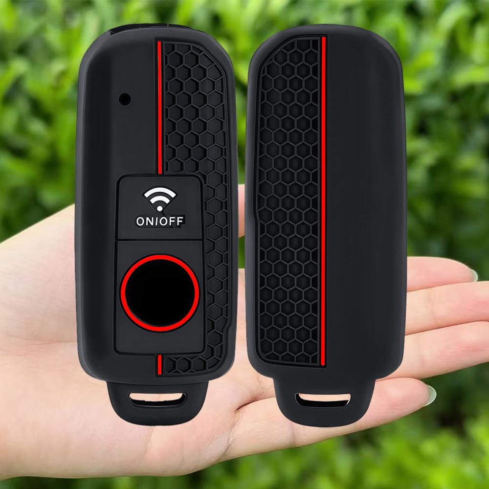 Silicone Key Cover for Yamaha TMAX530/560DX SX 17-25 Models Custom Keychain Vintage Style Motorcycle Key Holder