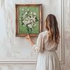 DIY Flower Pearl Art Painting for Home Wall Decor Pearl Gem Paintings Picture Arts Craft  for Adults/Beginners Gift Idea Home Decor Without Frame