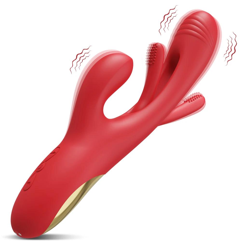 Tapping Flapping Vagina Vibrator for Women Clit Sucker Rabbit Sucking G-Spot Vibrator Female Masturbator Sex Toy for Woman