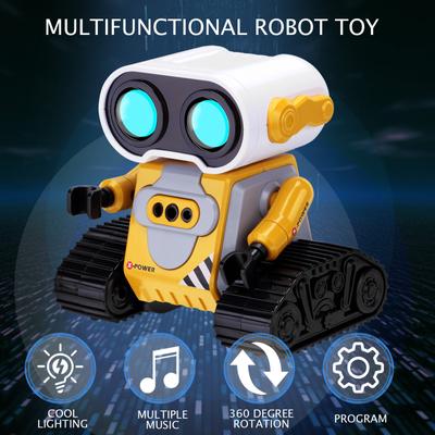 Controle Remoto Infantil Walli Robô Inteligente Gesto Detecção Simulação Robô Iluminação Música Controle Remoto Brinquedo
