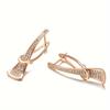 1Pair of Elegant Bohemian Faux Cubic Zirconia Ladies Pendant Earrings - The Perfect Gift for Parties and Everyday Wear