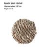 Natural Handmade Woven Rattan Teething and Chew Toy for Rabbits, Hamsters, and Chinchillas - Boredom Relief Ball
