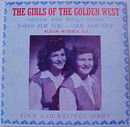 LP Record GIRLS OF THE GOLDEN WEST - Songs For You -- Old And New Album  BL124 BLUEBONNET 1968 US Country/Folk Used