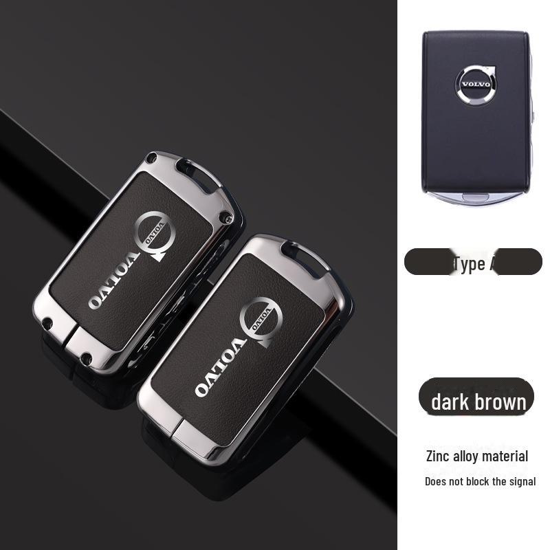 Volvo Car Key Cover for XC60, S90, S60, XC90, XC40 - Modified Shell & Pendant