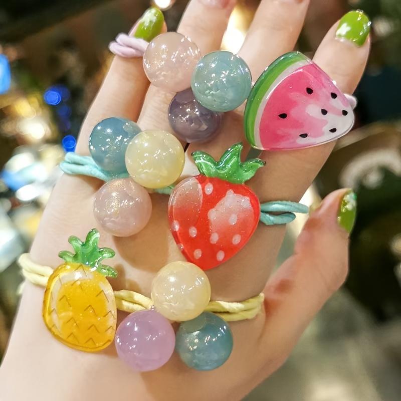 The Heart is Bursting! Small Fresh Cartoon Fruit Headband Strawberry Watermelon Super Cute And Super Ins Hair Clips