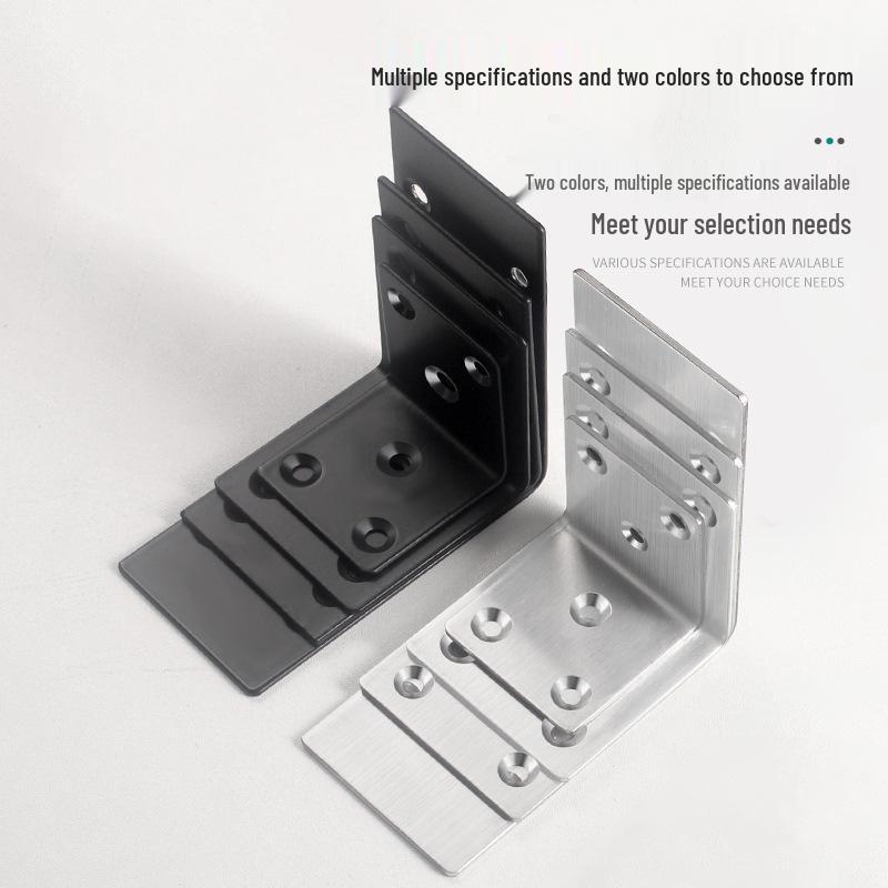 90° Stainless Steel Triangle Bracket Holder for Partition Hardware