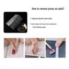 3D Carved Almond Wearable Nails - Handmade Exquisite Summer Nail Art