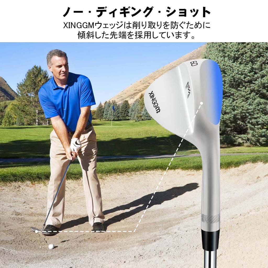 Sand Wedge Forged Golf Wedge for Men 48505254565860 Degrees Gap Wedge Lob Wedge for Right-Handed Users, Milled Face Increases Spin Rate, Easily