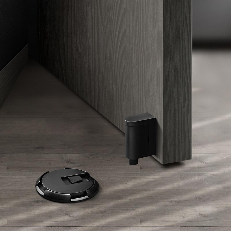Heavy Duty Mechanical Door Stop Adjustable Windproof Zinc Alloy Door Stopper Non-punch Magnetic Door Holder