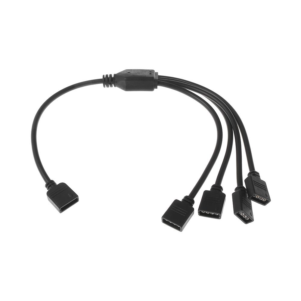1 To 1 2 3 4 Ports 3528 5050 Light Strip LED Splitter Connector Cable Wire Aadapter 4Pin RGB Plug