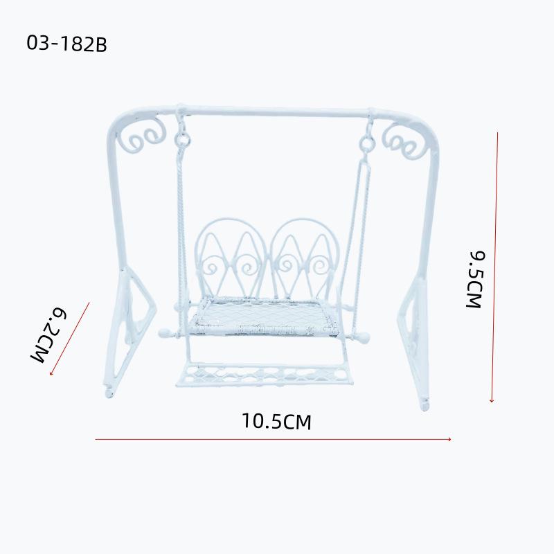 

Ретро Микро Ландшафт Суккулентные Кукольные Украшения и Кованые Железные Полки для Миниатюрных Сцен