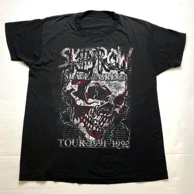 Νέο Skid Row Slave To The Grind 91 Μαύρο Unisex Κοντομάνικο Μπλουζάκι S033 Unisex T-Shirt