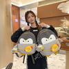 Penguin Cartoon Fun Backpack With Spacious Compartments For Girls Casual Wear