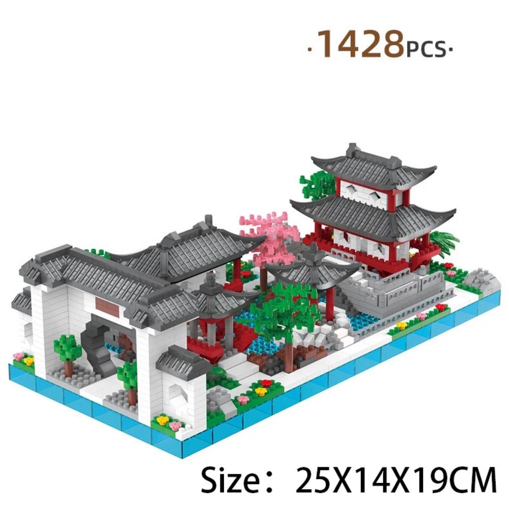 MOC World Famous Architecture Edifice Opera House Building Blocks Villa Savoye Bridge Tower Toy Children Birthday Christmas Gift