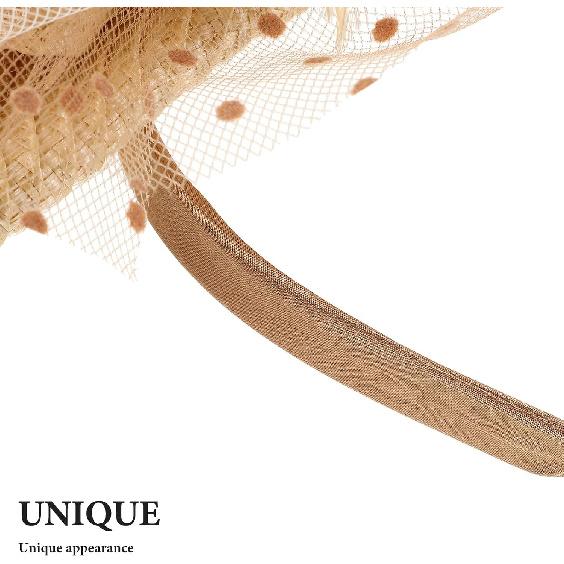 MAGICLULU Wedding Bridal Decorative Hat with Plumes and Mesh, Formal Bridal Headwear for Women, Elegant Party Hair Accessory for Weddings and Special
