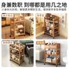Mobile Multi-Layer Snack Storage Trolley for Kitchen