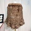 2026 Women's Double-Sided Woven Rabbit Fur Shawl Coat