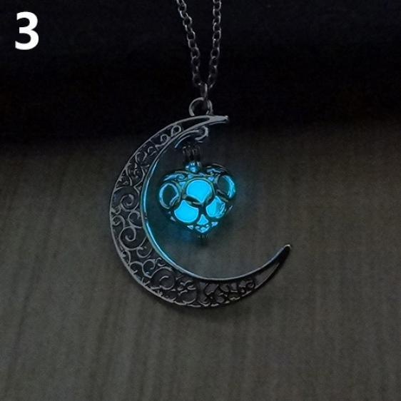 Buy Moon Glowing Turquoise Pendant 