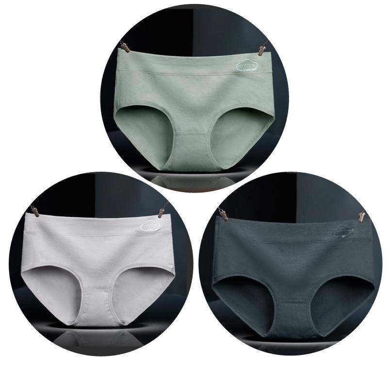 3 Pcs/Lot Panties Women's Underwear Cotton Panties Antibacterial Underwear Breathable Briefs Underpanties Girls Sexy Lingeries
