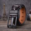 Belt Men'S Leather Pin Buckle Belt Men'S Cowhide Belt Retro Casual Brand