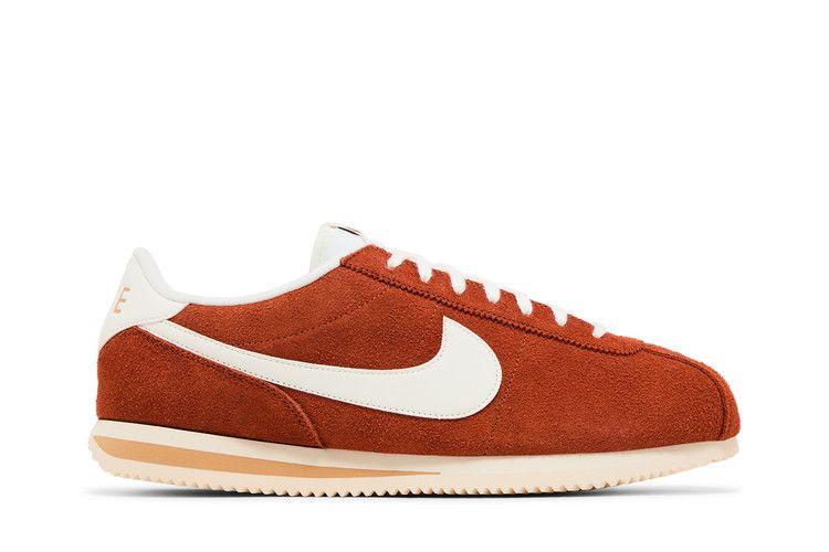 Nike Cortez SE Suede Dark Russet Flax Muslin Sail