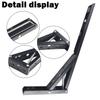 4/8/10/12 Inch Wall Mounted Triangle Folding Angle Bracket Work Bench Table Shelf Bracket Furniture Heavy Support Hardware