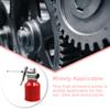 250ml/400ml Oil Can Spout Thumb Pump Workshop Oiler Oil Can Red Yellow High Pressure Pump Oiler Grease
