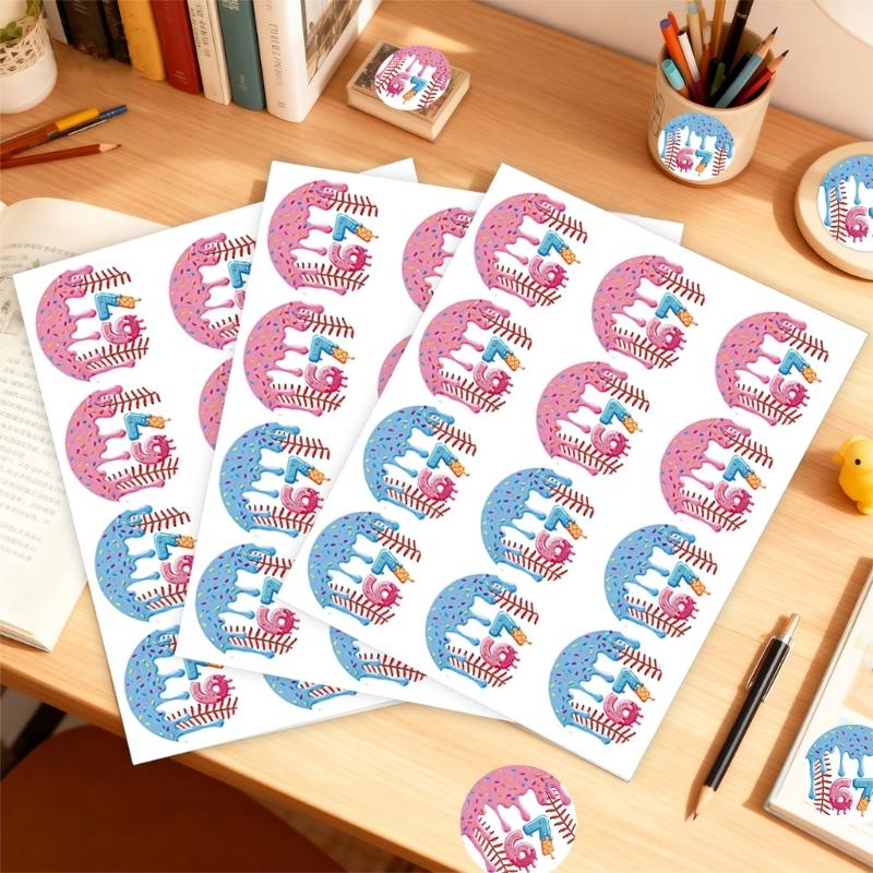 Stylish Birthday Party Gift Bag Including Food Bags And Decorative Stickers Parties Decoration Supplies