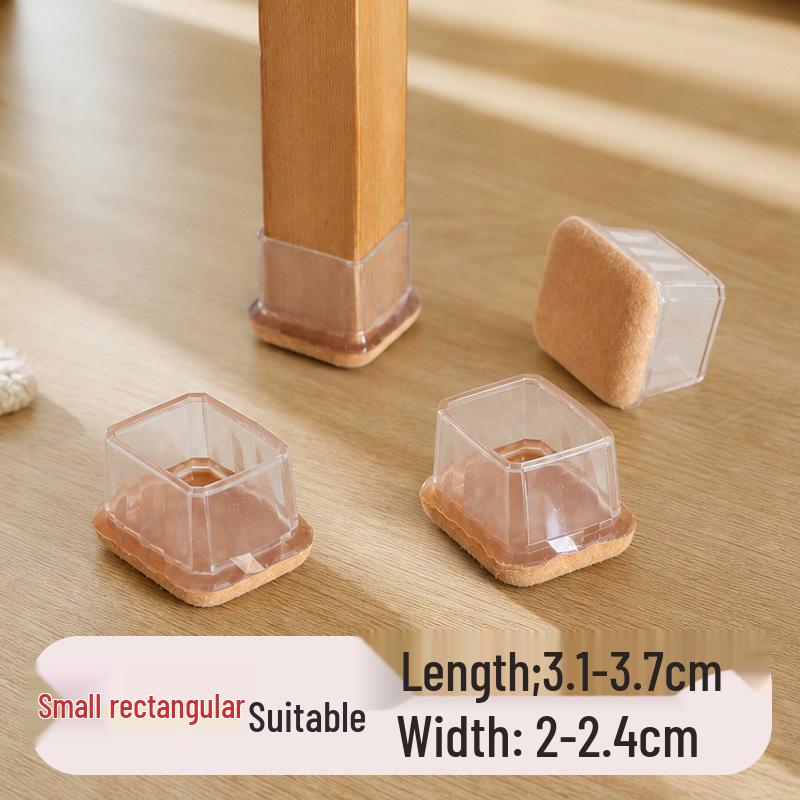 Universal Silicone Chair Leg Caps: Wear-Resistant, Anti-Slip Stool and Table Foot Pads