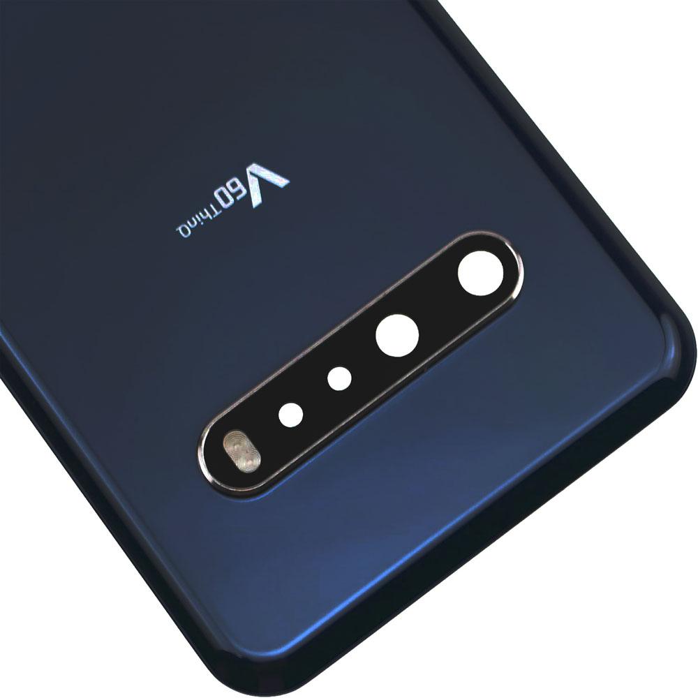 Back Cover Glass Replacement Housing with Camera Frame for LG V60 ThinQ V600 5G