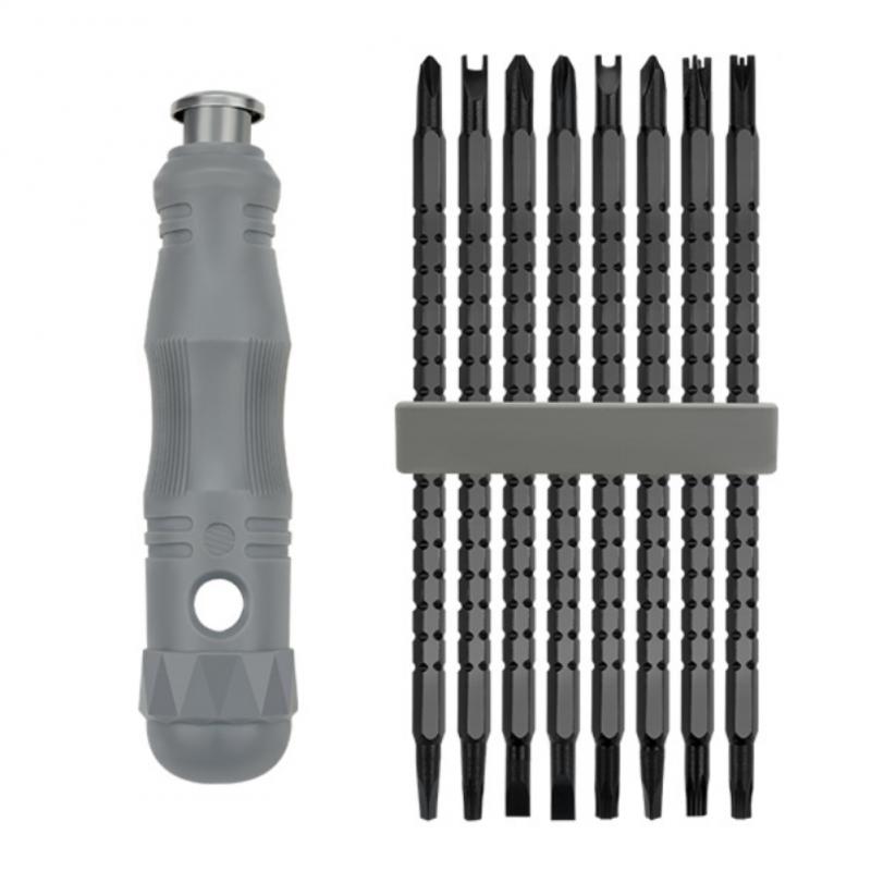 Screwdriver Assembly Magnetic Double Head Screwdriver Bits Hand Tool Screwdriver Set Multifunctional 17-in-1