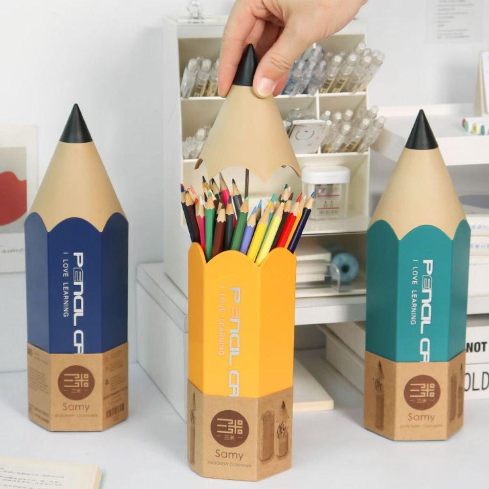 Dustproof Pen Holder with Cover Pen Organizer Creative Makeup Brush Holder  Student Stationery