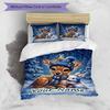 3PC Custom Name Winter Wonderland Bedding Set Duvet Cover Closure Includes 1 Duvet Cover & 2 Pillowcases for Bedroom