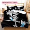 Naruto Anime Pillowcase & Duvet Cover, Ninja Themed Home Bedding for Bedroom Decor, Perfect Gift for Anime Lovers