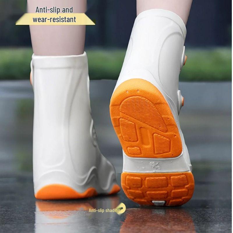 Waterproof Non-Slip Silicone Overshoes for Men & Women - Thickened Wear-Resistant Rain Boots for Rainy Days.