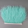 Ostrich Feathers Fringe 2M 55colors Selected Clothing Sewing Crafts Dress with Fluffy Feather Ribbon